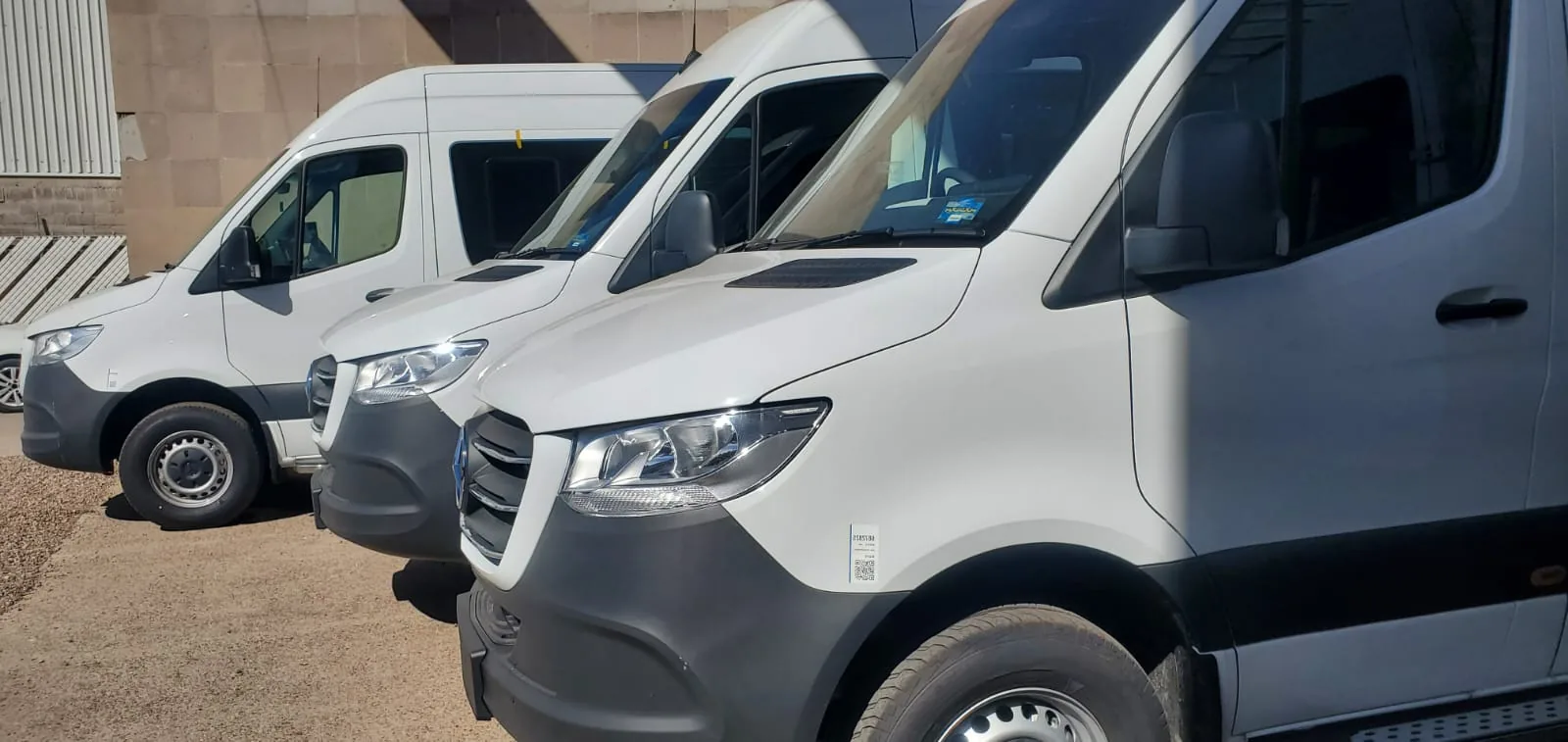 Unidades Mercedes-Benz Sprinter de la flota de MH Turismo & Transportes